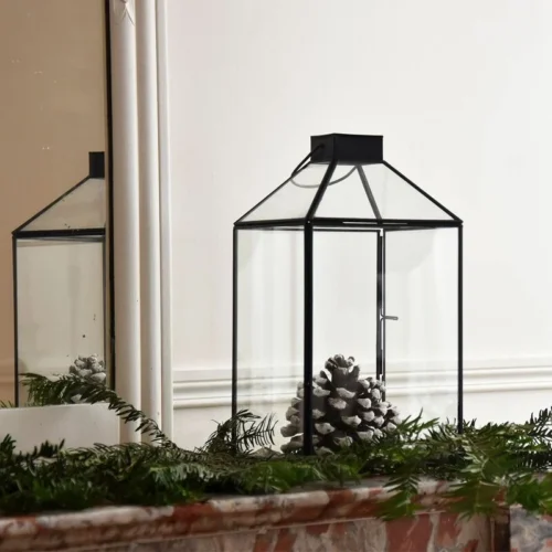 Farol metal negro - Imagen 2