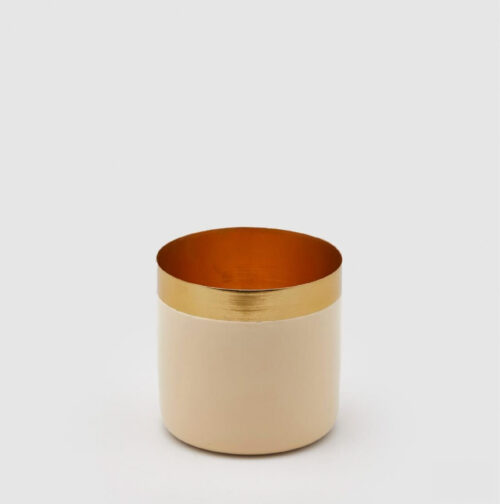 Macetero creamgold