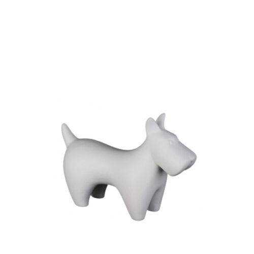 Fox terrier cerámica blanco mate - tamaño pequeño