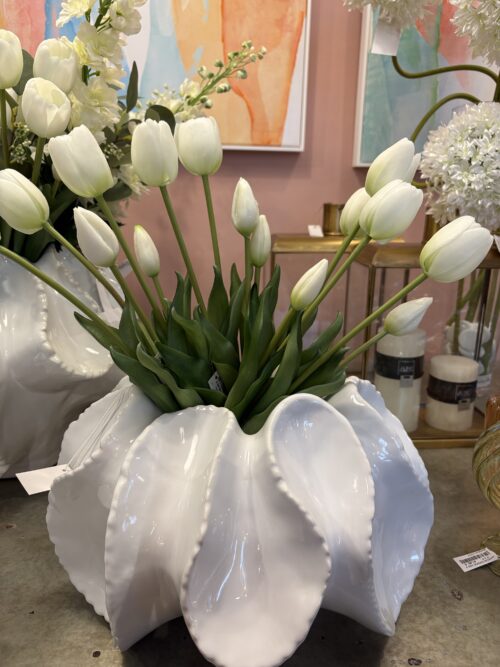Ramo de tulipanes blancos - Imagen 4