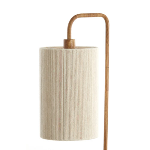 Lámpara de pie madera natural Donio - Imagen 3