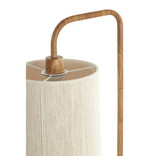 Lámpara de pie madera natural Donio - Imagen 5