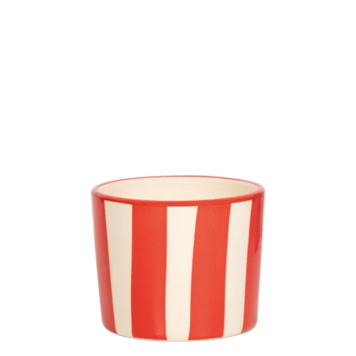 Vaso Righe Rojo