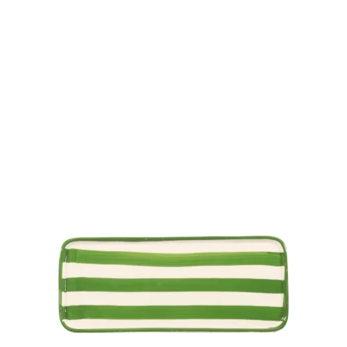 Plato rectangular Green