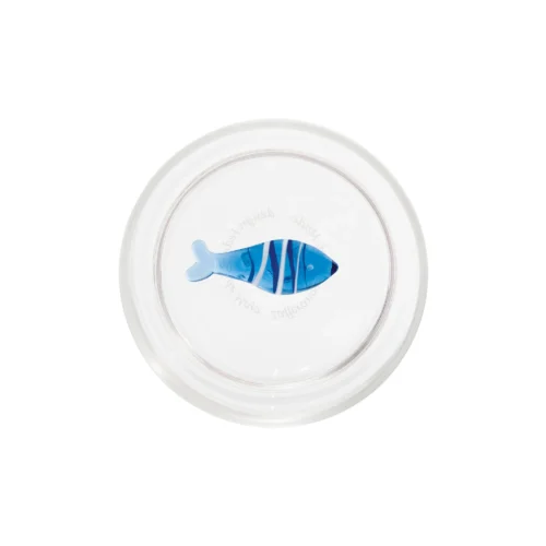 Vaso Cristal Sardina Azul