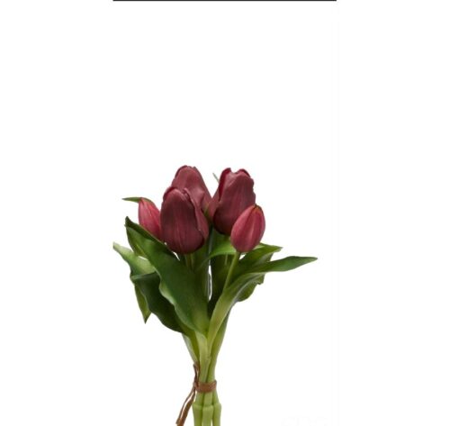 Ramillete Tulipanes Morados H28