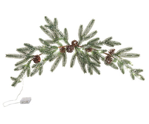 Centro abeto nevado Led