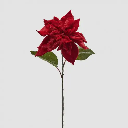 Flor de Navidad Terciopelo