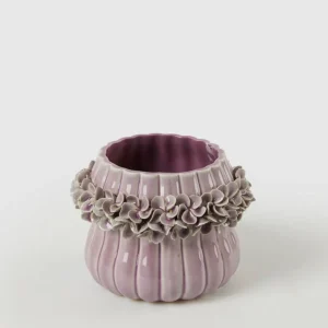 jarron-floral-relieves-ceramica-morado
