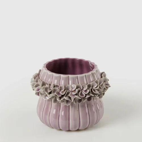 jarron-floral-relieves-ceramica-morado