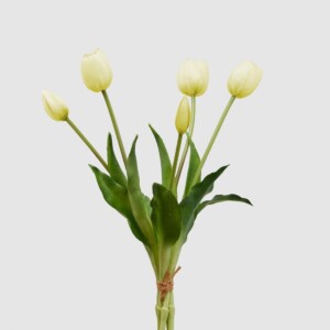 tulipanes-artificiales-tacto-natural-crema